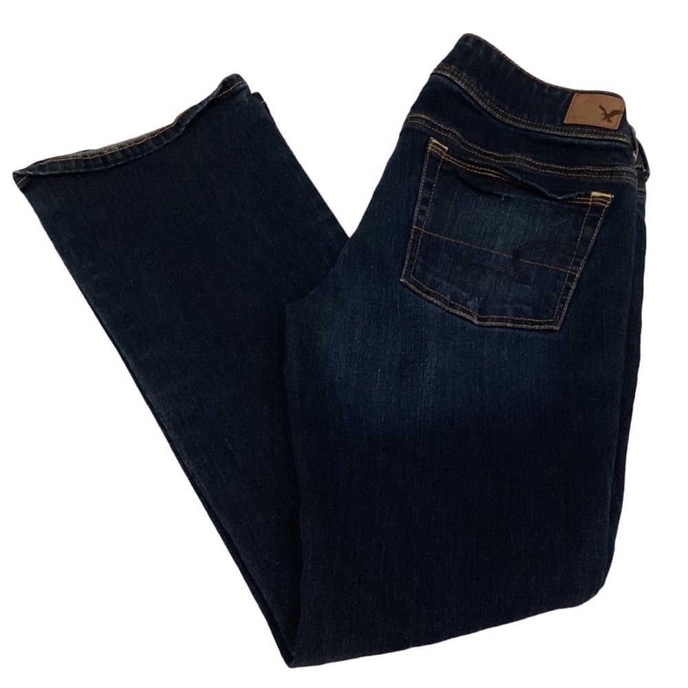 Like-New American Eagle 8 Short Kick Bootcut Stretch Jean